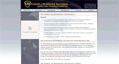 Desktop Screenshot of internationalcrs.com