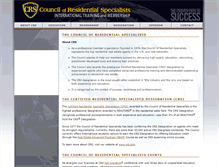 Tablet Screenshot of internationalcrs.com